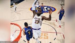 Big dunk from lebron james your ticket to the action: Lebron James Dunks Big After Beating 4 Nuggets Players Fans Correctly Dub It As Travel