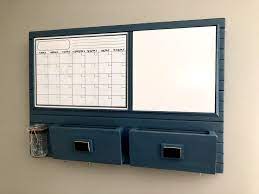 Wall Organizer With Calendar Whiteboard