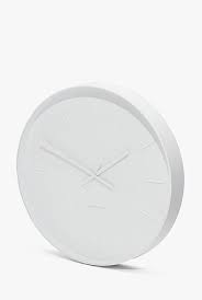White Emma Wall Clock Decorator