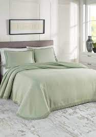 realeza woven jacquard bedspread set in