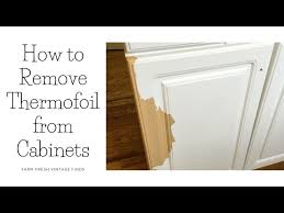 how to remove theril from cabinets