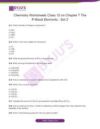 P Block Elements