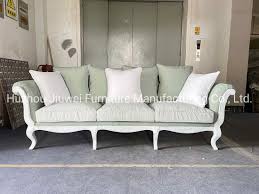 3 seater home furniture oak wood sofa