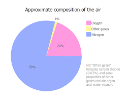 air composition percene pie chart