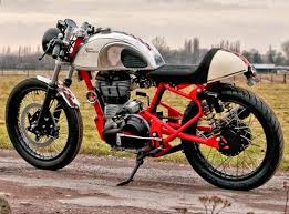 the y new enfield cafe racer