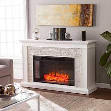 Fireplaces White Electric Fireplace