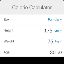calorie calculator determine daily