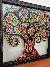 Glass Painting Designs For Wall Hanging