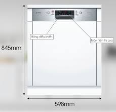 Máy rửa bát Bosch SMI46KS01E 13 bộ seri 4 bán âm - Khuyến mại Nhà bếp SCO
