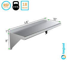 Stainless Steel Wall Shelf