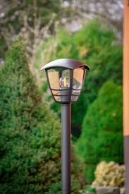 Garden Post Lantern Imma Black L T E27