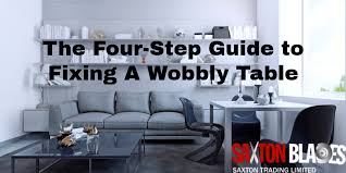 How To Fix A Wobbly Table In 4 Easy Steps