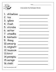 The free printable baby shower word scramble answers can be found on some sites and you just need to pick one of the themes and select the words these autumn/fall word scramble worksheets feature autumn/fall words to unscramble and a picture to color. 20 Spooky Halloween Word Scrambles Kitty Baby Love