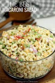 Yes, you can freeze a pasta salad to preserve it. Easy Macaroni Salad Recipe And Video The Best Macaroni Salad
