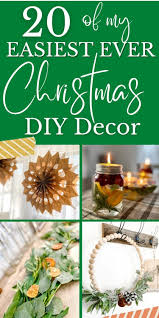 rustic christmas diy decoration decor