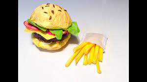 diy paper burger tuto hamburger en