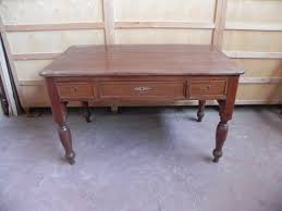 Vintage Cherry Wood Rustic Desk For