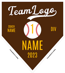 baseball team pennant banners custom