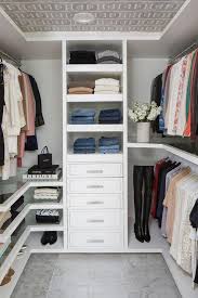 u shaped walk in closet design ideas