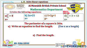 Solving Linear Equations In 2 Steps
