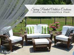 diy painted outdoor cushions and a