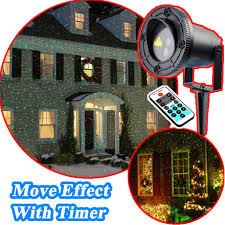 Christmas Lights Star Projector Laser Shower Motion Outdoor
