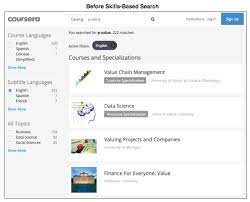 find the right course faster search by