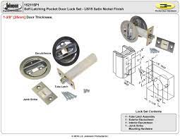 johnson hardware pocket door lock