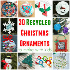 recycled christmas ornaments to make