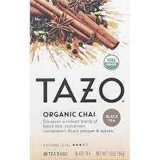 tazo organic chai black tea tea bags