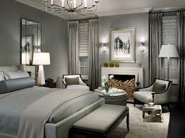 When the curtain rod is mounted just an inch or two below the ceiling line, and the drapes hang to the floor, the whole room suddenly looks not only bigger—it also looks more elegant. Beautiful Bedrooms 15 Shades Of Gray Hgtv