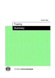 trading summary london stock exchange
