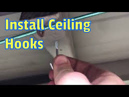 How To Install Ceiling Hooks You