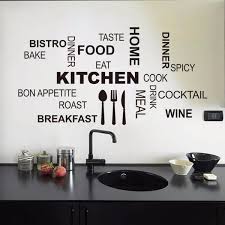 By making diy wall decals! Kitchen Quotes Art Food Wall Stickers Diy Vinyl Home Decor Wish