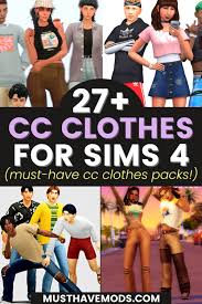 sims 4 cc clothes free to