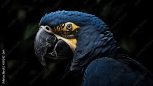 adorable blue macaw parrot s wild