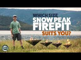 Snow Peak Pack Carry Fireplace Size