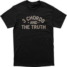 Three Chords And The Truth Tshirt gambar png