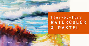 How To Use Watercolor And Pastel For