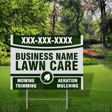 Lawn Care Yard Sign 4 Lawn Care Lawn Care Business