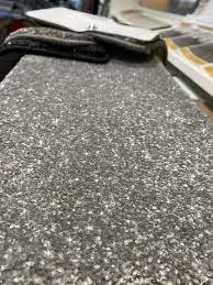 sparkle carpet silver grey glitter