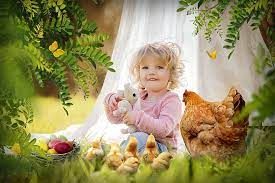 hd wallpaper child easter nature