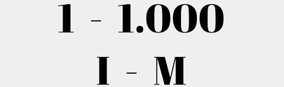lllᐅ números romanos del 1 al 1000