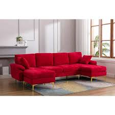 l shaped fabric modern sectional sofa