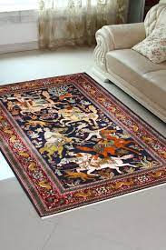 2x3 beautiful hunting sultanate rug