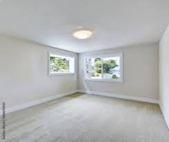 empty room interior in light tones with