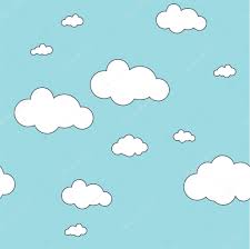 Vector Fondo De Nubes De Cielo Azul Con Nubes Vector De