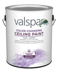 Valspar Color Changing Ceiling Paint In