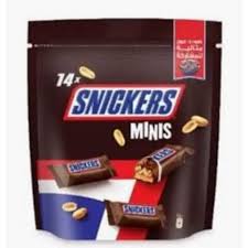 snickers mini peanut filled
