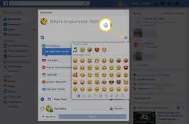 using facebook emojis and smileys